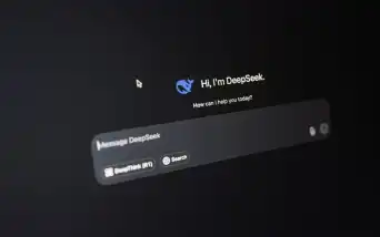 Interface de chat conversando com um visitante em um site